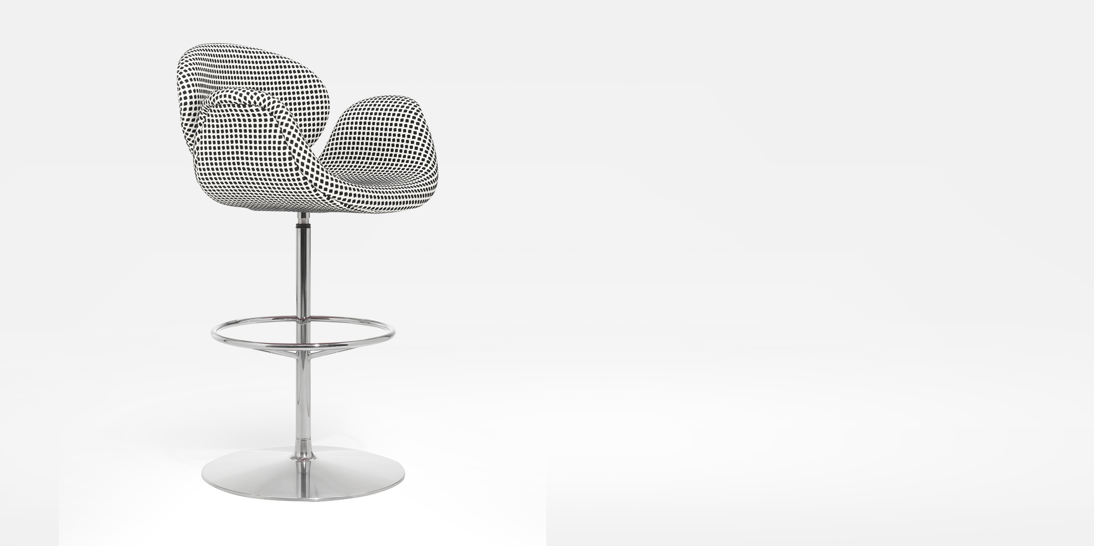 Swiveling Fixed Design Barstool And Counter Stool Artifort Pierre Paulin