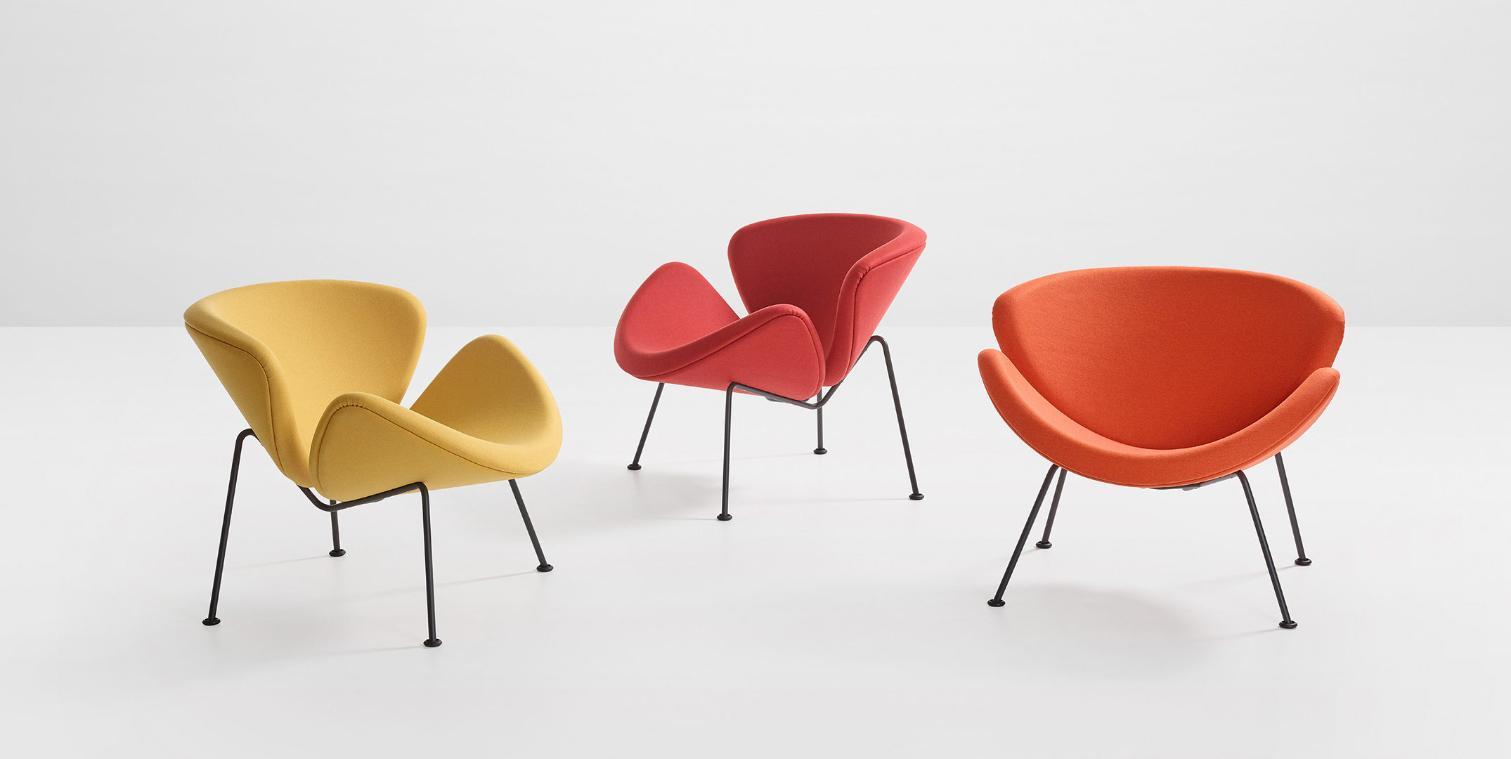 Lounge Chair Orange Slice Artifort Designer Pierre Paulin Design Icon